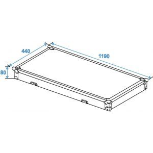 Eurolite LED BAR-12 2 QCL RGBA + Case