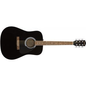 Set Chitara Acustica Fender FA-115 Dreadnought Pack Black