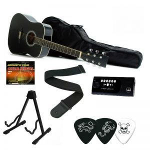 Set Chitara acustica VGS D 10 negru 4