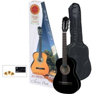 Set Chitara Clasica Miguel J. Almeria 3/4 Negru Set Chitara Clasica Miguel J. Almeria 3/4 Negru