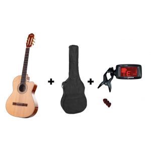 Set Chitara clasica Valida V400 Cutaway 4/4 Natural