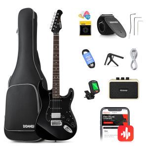 Donner Seeker Deluxe Guitar Kit Black