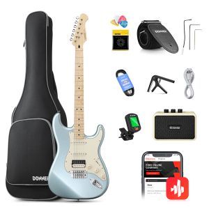 Donner Seeker Deluxe Guitar Kit Metallic Blue
