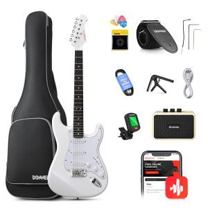 Donner Seeker Deluxe Guitar Kit White