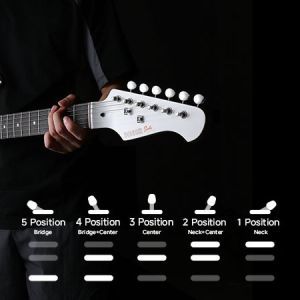 Donner Seeker Deluxe Guitar Kit White