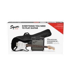 Squier Stratocaster with Frontman 10G Black
