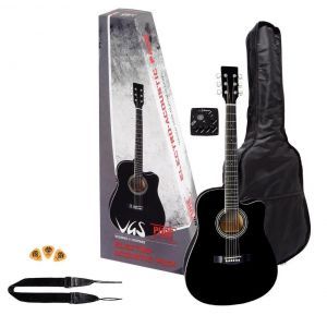 Set Chitara Electroacustica VGS BK