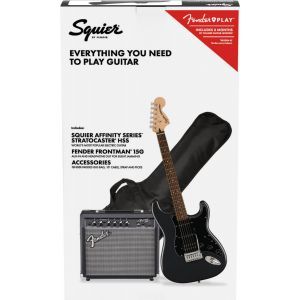 Squier Affinity Stratocaster HSS Charcoal Frost Metallic