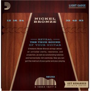 Daddario NB1253 Nickel Bronze Light