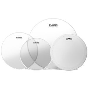 Evans G2 Clear Rock Pack (10-12-16') with 14' HD Dry Snare Batter Evans G2 Clear Rock Pack (10-12-16') with 14' HD Dry Snare Batter