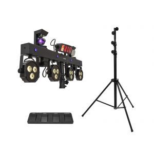 Set lumini Eurolite LED KLS Scan Next FX + stativ + Foot Switch