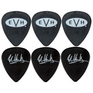 EVH Signature Picks Black/White .73 mm