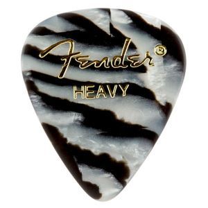 Fender 351 Shape Premium Picks Heavy Zebra
