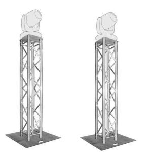 Set stativ lumini Alutruss 2x Truss stand 1.5m 290x290 mm