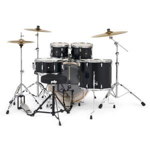 PDP MainStage Black Sparkle Kit w/ Paiste 101 PDMA2215KTBS