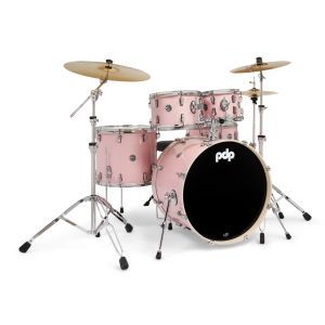 PDP MainStage Pale Rose Kit w/ Paiste 101 PDMA2215KTPR