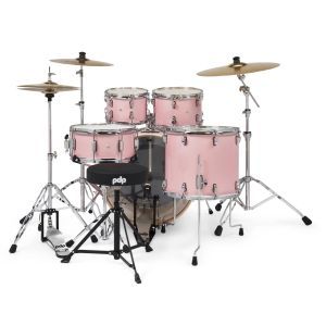 PDP MainStage Pale Rose Kit w/ Paiste 101 PDMA2215KTPR