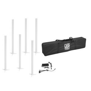 Eurolite Set 6x AKKU LED Party Tube IR + Charger + Soft Bag