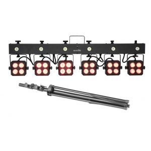 Set lumini Eurolite Eurolite LED KLS-180/6 Compact Light Set + stativ