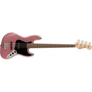 Squier Affinity Series Jazz Bass Laurel Fingerboard Black Pickguard Burgundy Mist