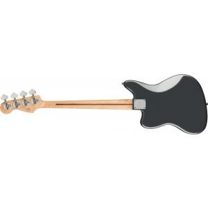 Squier Affinity Series Jaguar Bass H Laurel Fingerboard, Black Pickguard Charcoal Frost Metallic
