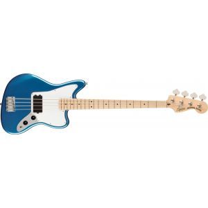 Squier Affinity Series Jaguar Bass H Maple Fingerboard White Pickguard Lake Placid Blue