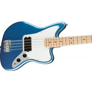 Squier Affinity Series Jaguar Bass H Maple Fingerboard White Pickguard Lake Placid Blue