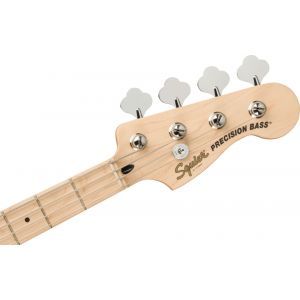 Squier Affinity Series Precision Bass PJ Maple Fingerboard Black Pickguard Olympic White