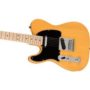 Squier Affinity Series Telecaster Left-Handed Maple Fingerboard Black Pickguard Butterscotch Blonde