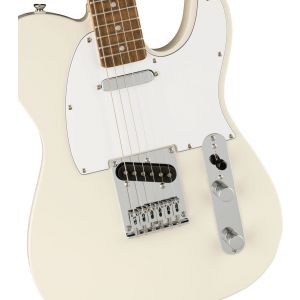Squier Affinity Series Telecaster Laurel Fingerboard White Pickguard Olympic White
