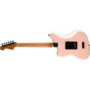 Squier Contemporary Active Jazzmaster HH Laurel Fingerboard Black Pickguard Shell Pink Pearl