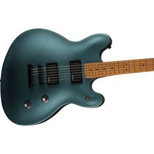 Squier Contemporary Active Starcaster Roasted Maple Fingerboard Gunmetal Metallic