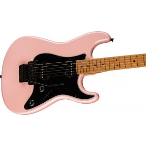 Squier Contemporary Stratocaster HH FR Roasted Maple Fingerboard Black Pickguard Shell Pink Pearl