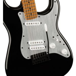 Squier Contemporary Stratocaster Special Roasted Maple Fingerboard Silver Anodized Pickguard Black