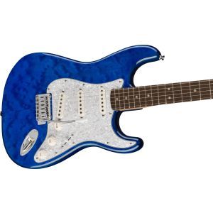 Squier Affinity Series Stratocaster QMT Sapphire Blue Transparent