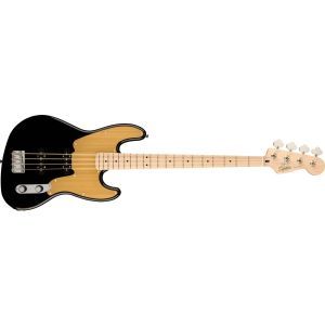 Squier Paranormal Jazz Bass 54 Maple Fingerboard Gold Anodized Pickguard Black