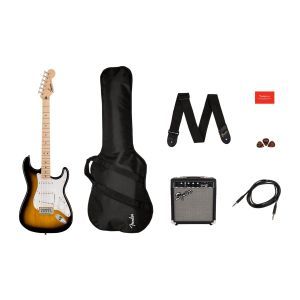 Squier Sonic Stratocaster Pack 2-Color Sunburst