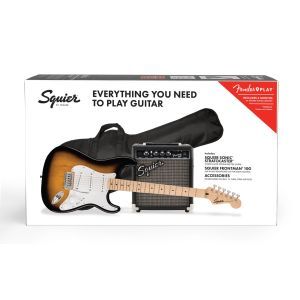 Squier Sonic Stratocaster Pack 2-Color Sunburst