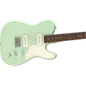 Squier Paranormal Baritone Cabronita Telecaster Laurel Fingerboard Parchment Pickguard Surf Green