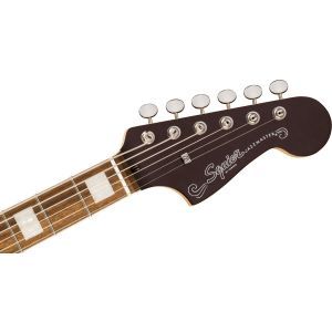 Squier Paranormal Baritone Jazzmaster HH LRL Oxblood