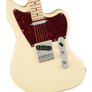 Squier Paranormal Offset Telecaster Maple Fingerboard Tortoiseshell Pickguard Olympic White