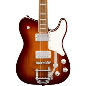 Squier Paranormal Troublemaker Telecaster Deluxe Bigsby LRL Honey Sunburst