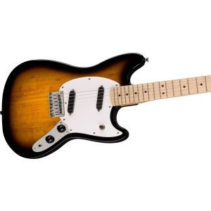 Squier Sonic Mustang Maple Fingerboard White Pickguard 2-Color Sunburst