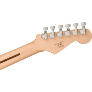 Squier Sonic Stratocaster Left-Handed Maple Fingerboard White Pickguard Black