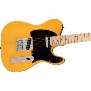 Squier Sonic Telecaster Maple Fingerboard Black Pickguard Butterscotch Blonde