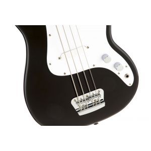 Squier Bronco Bass Maple Fingerboard White Pickguard Black