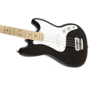Squier Bronco Bass Maple Fingerboard White Pickguard Black