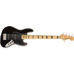 Squier Classic Vibe 70s Jazz Bass V Maple Fingerboard Black