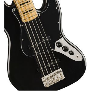 Squier Classic Vibe 70s Jazz Bass V Maple Fingerboard Black