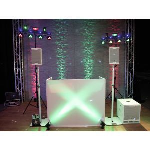 Eurolite LED KLS Laser Bar FX Light set White + stativ
